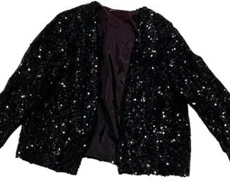 2262 - Sequin Jacket (Description): Appears to be Medium