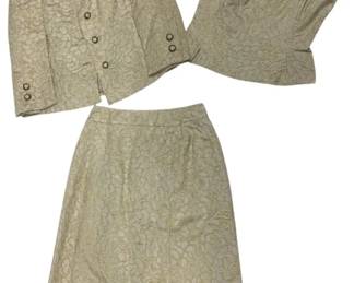 2287 - Montaldo's 3 Piece Suit (Description): Appears to be Medium
