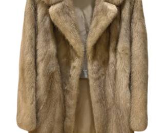 2170 - Vintage Fur Coat - sz Medium