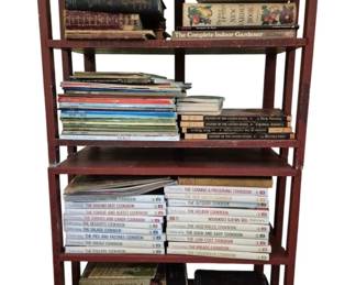 3903 - Pair of Shelves with Books & Magazines (Description): shelves measure 21 x 24 x 13
