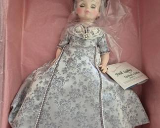 1387 - Madame Alexander Mary McElroy Doll 13" (Description): Presented in original pink tissue-lined box.