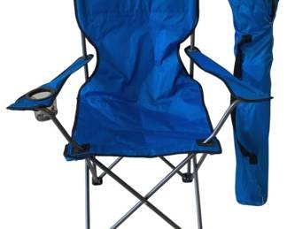 1523 - 2 Foldable Chairs 1 w/ Sleeve