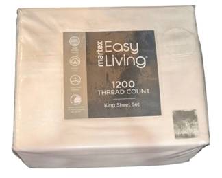 1424 - Martex Easy Living 1200 TC King Sheet Set