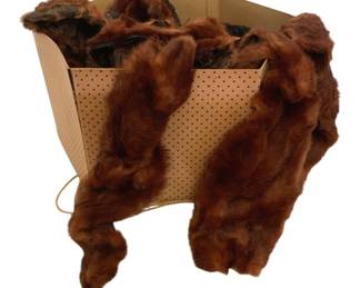 2154 - Box of Fur Pelts
