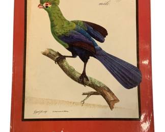 1193 - Exotic Birds Book w/ Colored Plates, 1963 (Description): This vintage book titled "Exotic Birds:  Parrots, Birds of Paradise, Toucans,"  published in 1963, features 16 color plates  by Jacques Barraband.