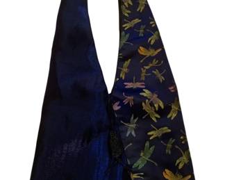 2201 - Hobo-Style Silk Bag / Purse