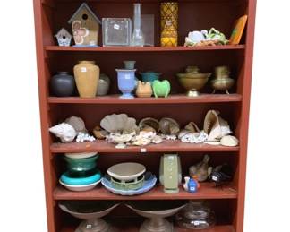 1576 - Wood Bookcase - Contents NOT Included (Description): 79 x 44 x 12