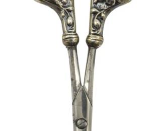 49 - Sterling Silver Pair of Scissors (Description): 1.43oz total weight