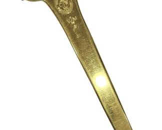 694 - Virginia Metal Crafters Brass Letter Opener