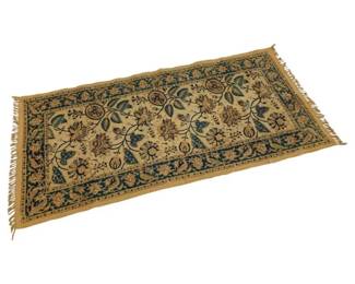 351 - Turkish Textile Table Runner 36"x165" (Description): Turkish textile table runner featuring  traditional design. Measures 36 inches by 165  inches.