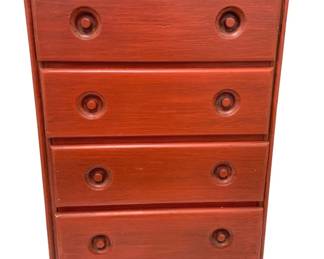 1661 - 4 Drawer Painted Spice Chest - 22 x 14 x 8