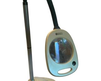 2111 - Mighty Bright Lamp - 31" Tall (Description): Battery & Electric Powered - Used as is  electric/electronic/mechanical item. No  guarantee all components, untested.