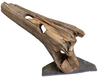 1571 - Vintage Driftwood Abstract Sculpture - 7 x 16 x 7