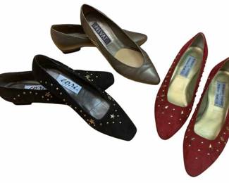 2186 - 3 Pairs of Women's Dress Shoes, sizes 8.5