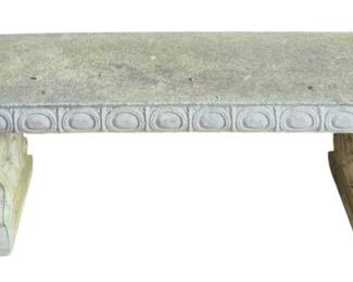 5561 - Concrete bench 17 x 56 x 16