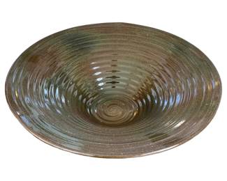 5035 - Large Pottery Bowl - 4 x 13