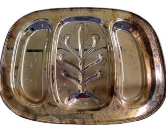 1561 - Vintage Meat Serving Tray - 18 x 14