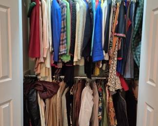 3734 - Large Closet Lot of Assorted Clothes
