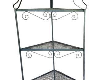 5526 - Corner Metal Plant Stand - 65 x 25 x 13