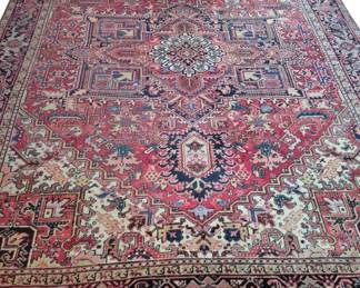 624 - Hand Woven Persian Heriz Rug 139"x104"