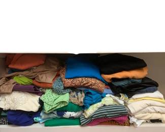 2199 - Assorted Women's Shirts, Sweaters & More (Description): Doncaster, Appleseed, Sundance & more, sizes  M-L (master bedroom closet)