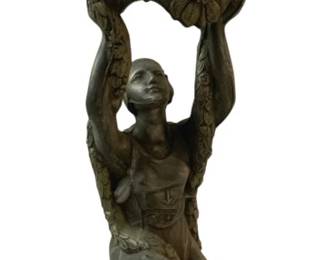 3072 - Metal Labelle Candle Holder - 15" Long