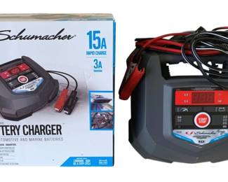 1530 - Schumacher Battery Charger (Description): Used as is electric/electronic/mechanical  item. No guarantee all components, untested.