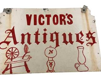1647 - Handmade Metal Antique Sign - 12 x 18
