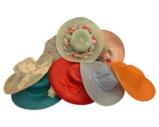 2163 - Assorted Women's Straw Hats w/ box