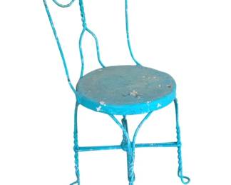 5524 - Metal Patio Chair - 35 x 15 x 15