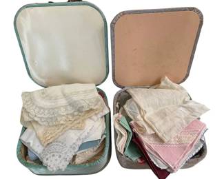 1363 - 2 Boxes Vintage Hankies