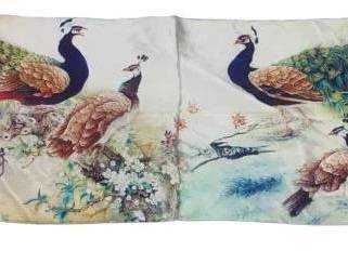 2303 - Silk Wearables Brand Scarf (Description): 20 x 70