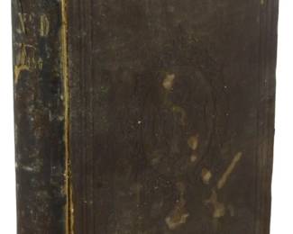 2518 - 1855 1st Ed. The End Proximate Signs Book (Description): First edition of "The End or The Proximate  Signs of the Close of this Dispensation,"  published in 1855. This theological work  examines prophetic signs related to  eschatological themes. The volume features a hardcover binding with gilt lettering on the  spine.