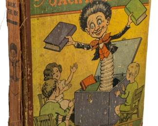 767 - 1931 1st Ed. Favourite Stories Jack in Box (Description): Favourite Stories of Jack in the Box, 1931  First Edition. This vintage children's book  is part of the Mammoth Series, featuring  stories centered around the classic Jack in  the Box character.