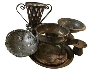 3094 - Metal/Silver Home Decor - 12 x 9