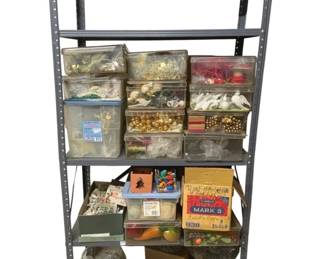 3175 - Metal Shelving Unit - Contents NOT Included (Description): shelf size 72 x 36 x 18
