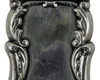23 - Presumably Silver Matchstick Holder 2.5x1.5