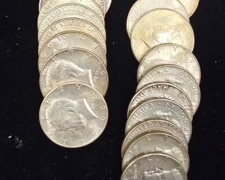 Kennedy Half Dollars silver 