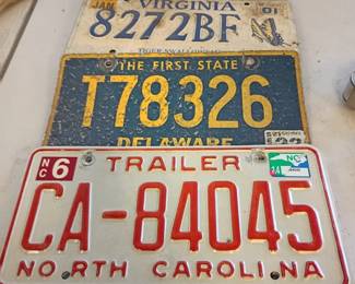 License plates