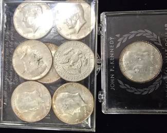 Kennedy Half Dollars silver 