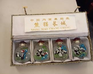 Reverse painted ornaments 