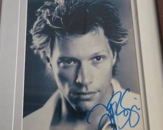 Jon Bon Jovi autographed