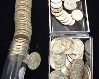 Silver quarters