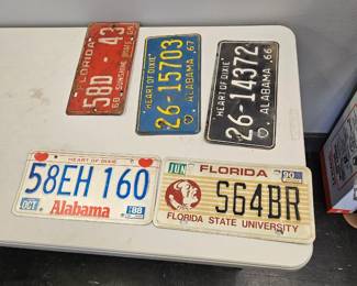 License plates 