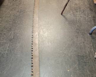 saw crosscut antique 