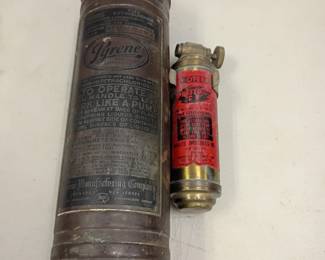 vintage fire extinquishers