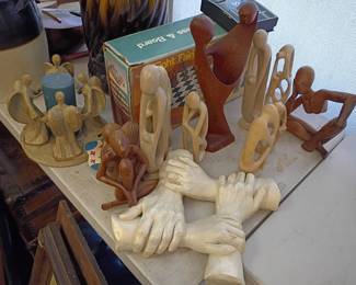 Sculptures, marble carved and more 