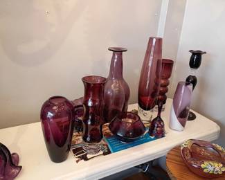 Amethyst glass