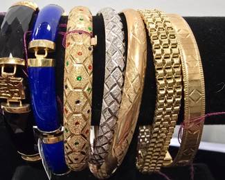 Gold Jewelry bangles 