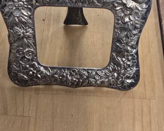Repousse sterling pic frame